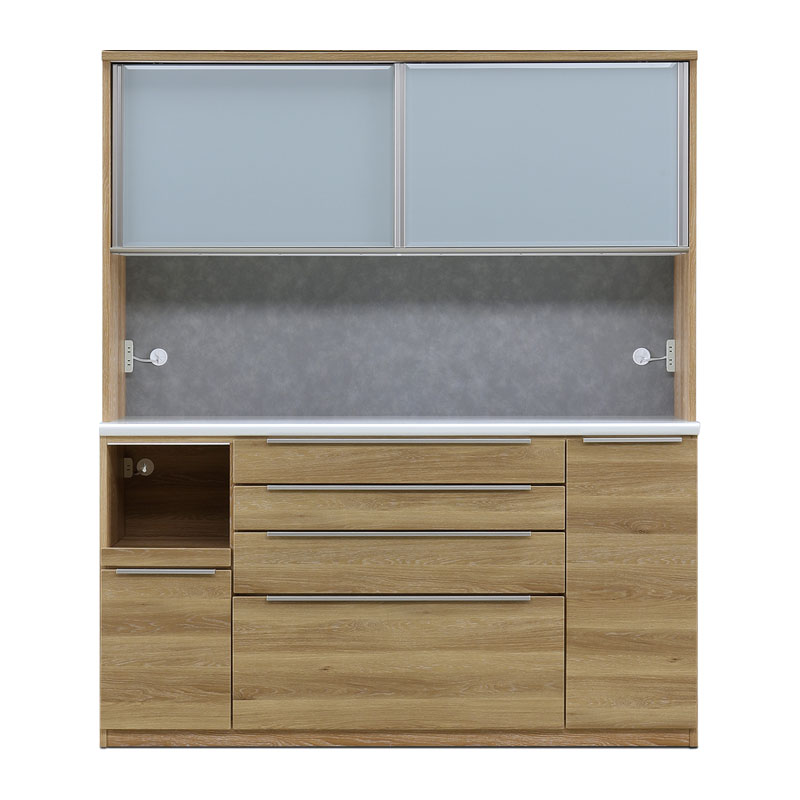 別注　1800HAレンジ　本体/キャナルオーク　天板/ホワイト　前板/キャナルオーク