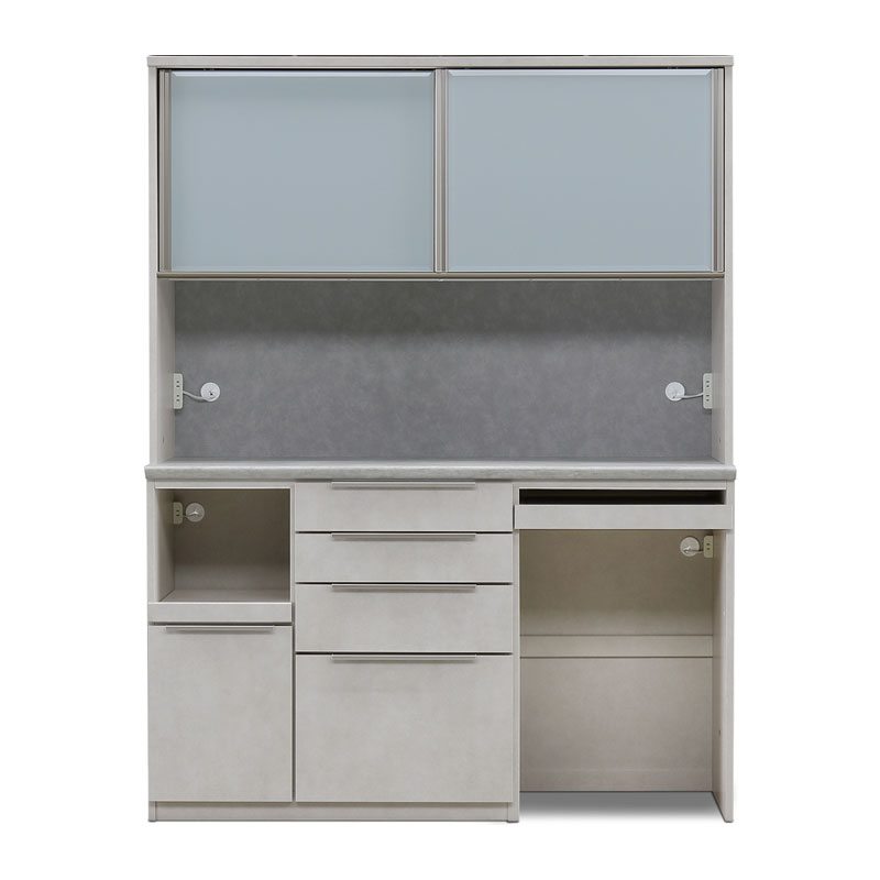 基本　1600HFレンジ　本体/サンドベージュ　天板/ロック　前板/サンドベージュ